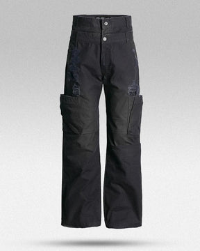 Cyberpunk black pants "Kaichi"