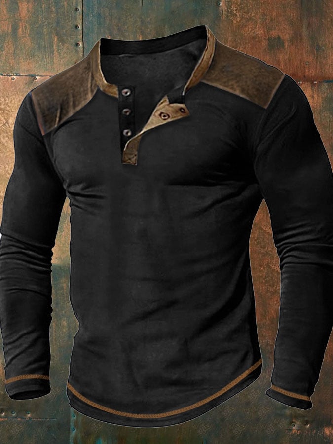 Men's Casual Long Sleeve Top