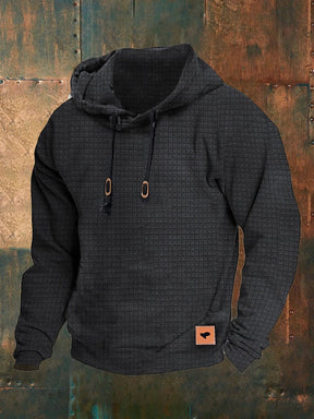 Men's Solid Color Casual Hoodie