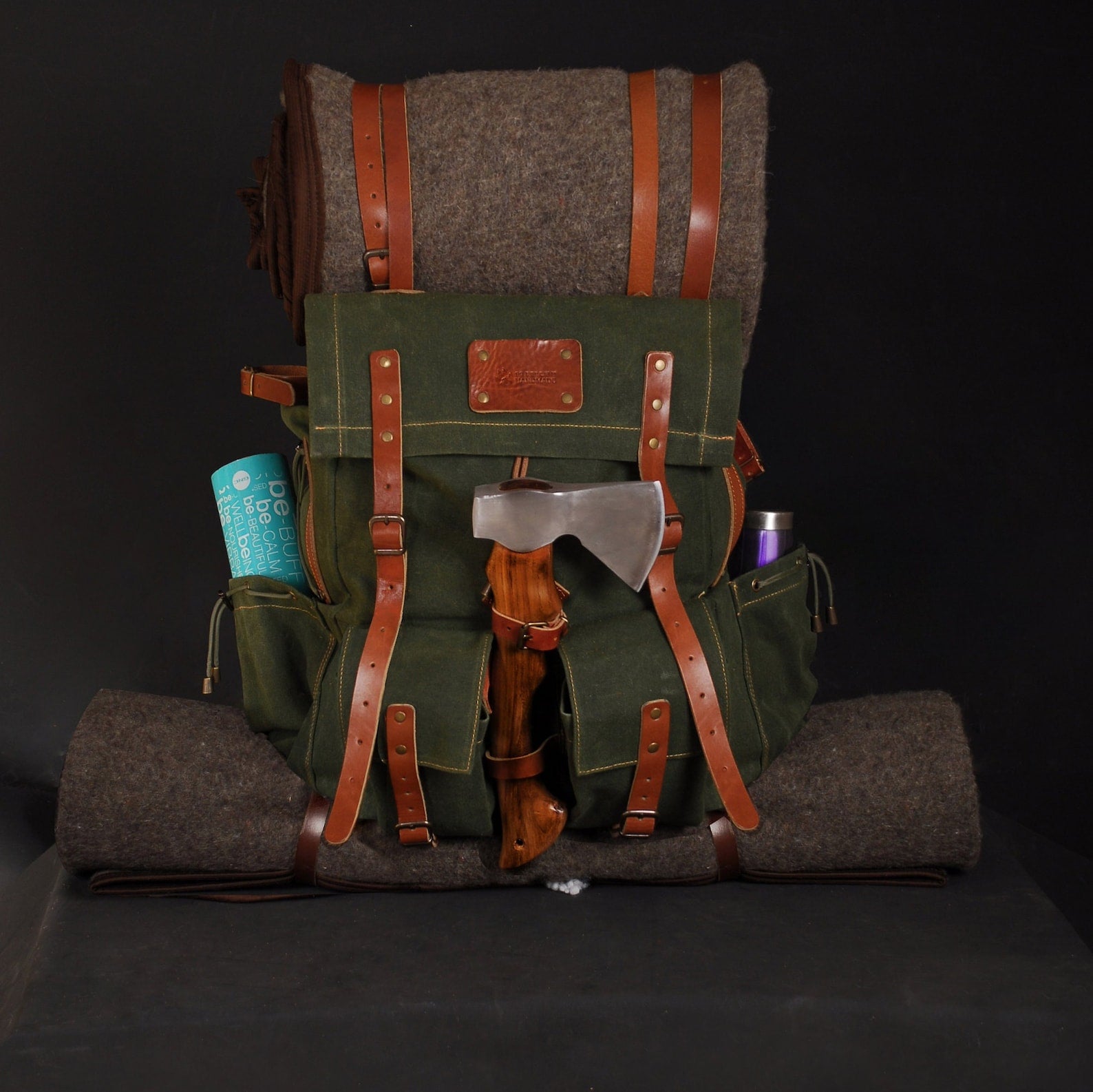 50L Bushcraft Backpack nCamping Backpack