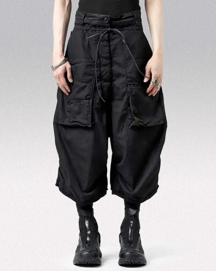 Harem pants men black "Tomako"