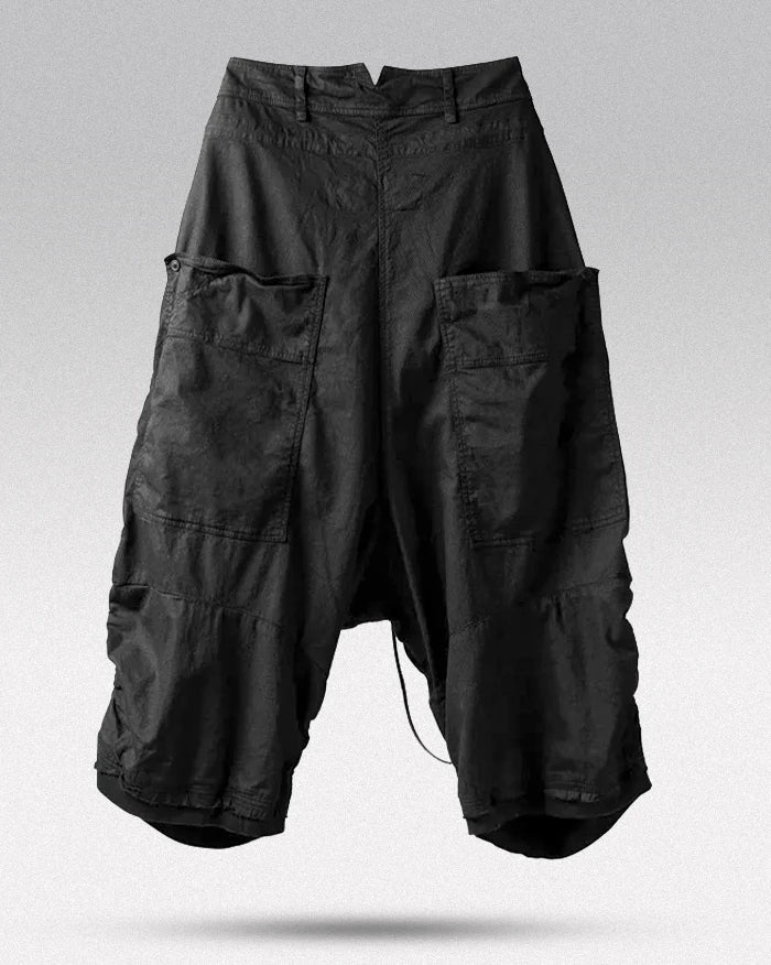 Harem pants men black "Tomako"