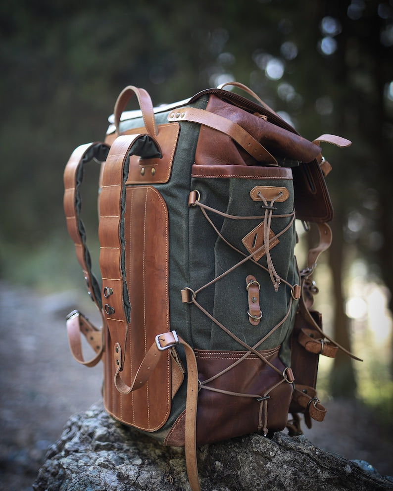 Handmade Leather Backpack