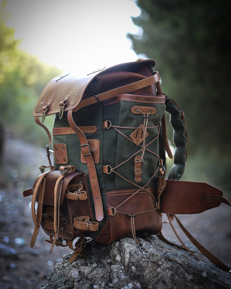 Handmade Leather Backpack