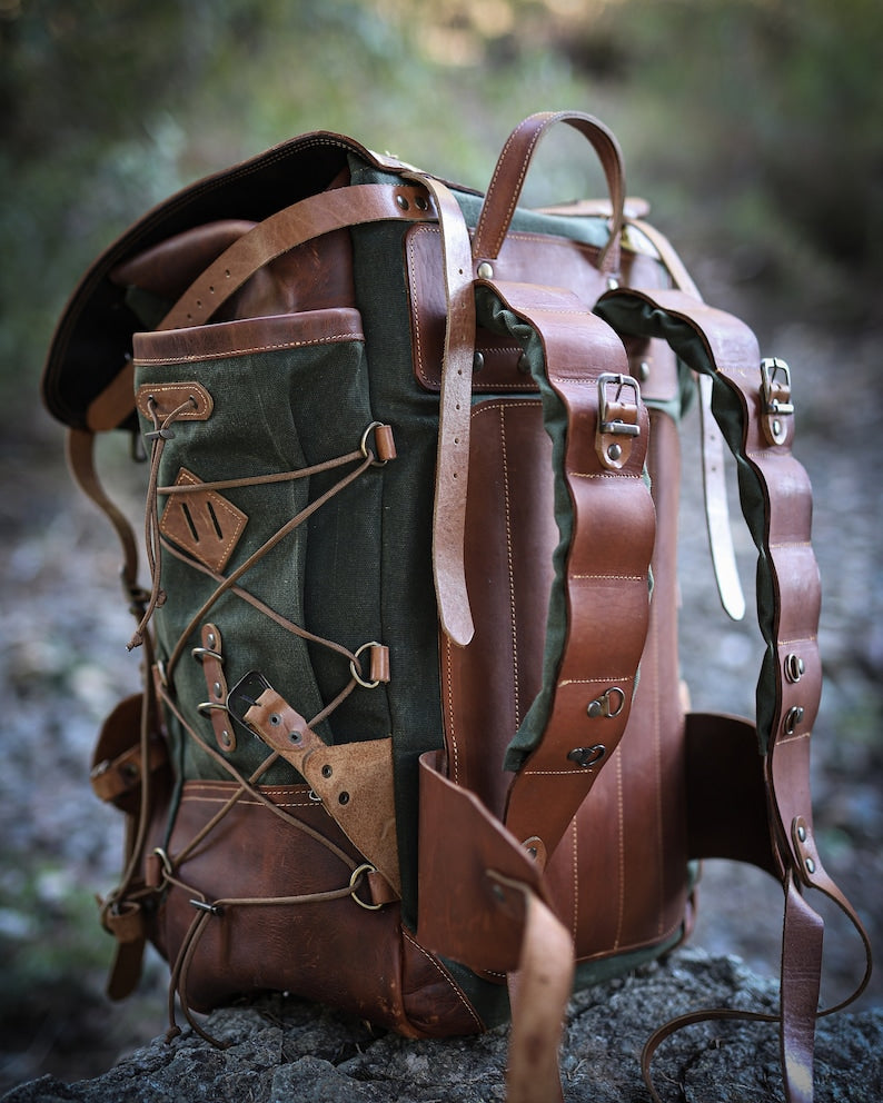 Handmade Leather Backpack