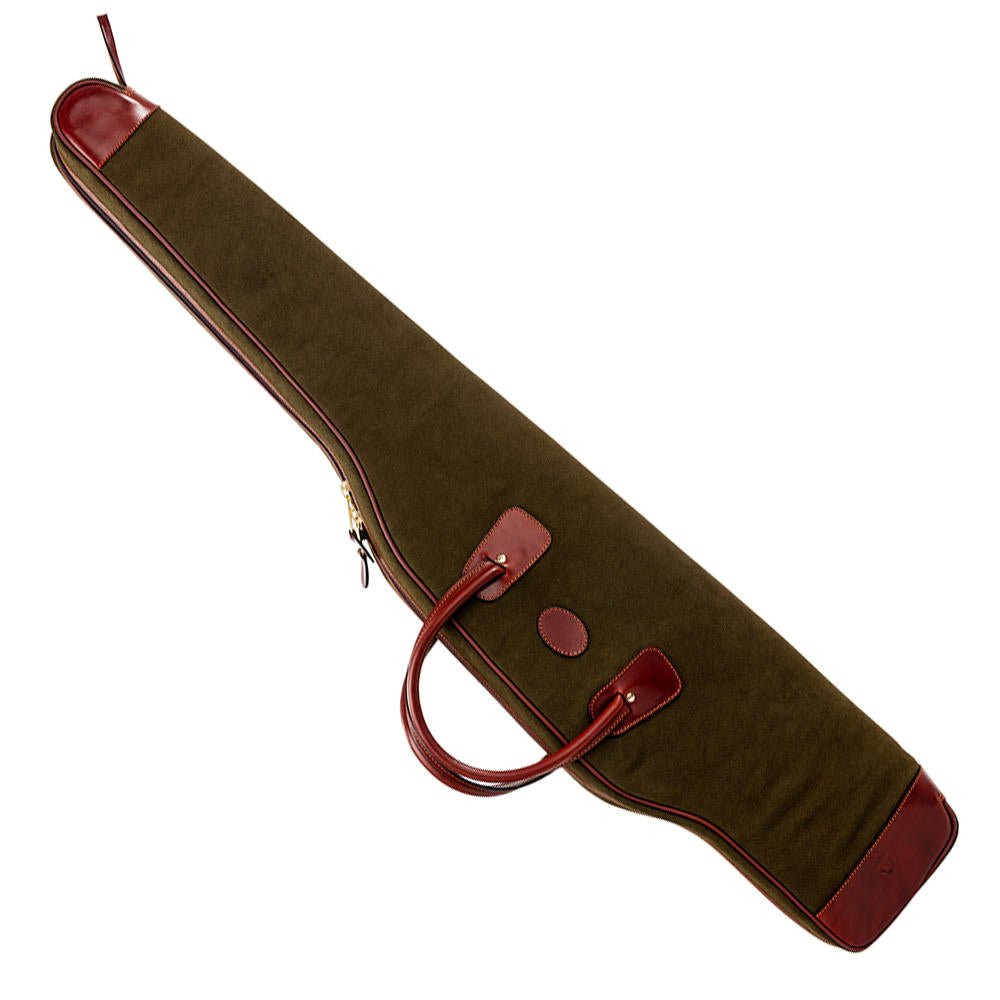 40 inch to 60 inch Leather and Waxed Canvas Rifle-Shotgun Bag