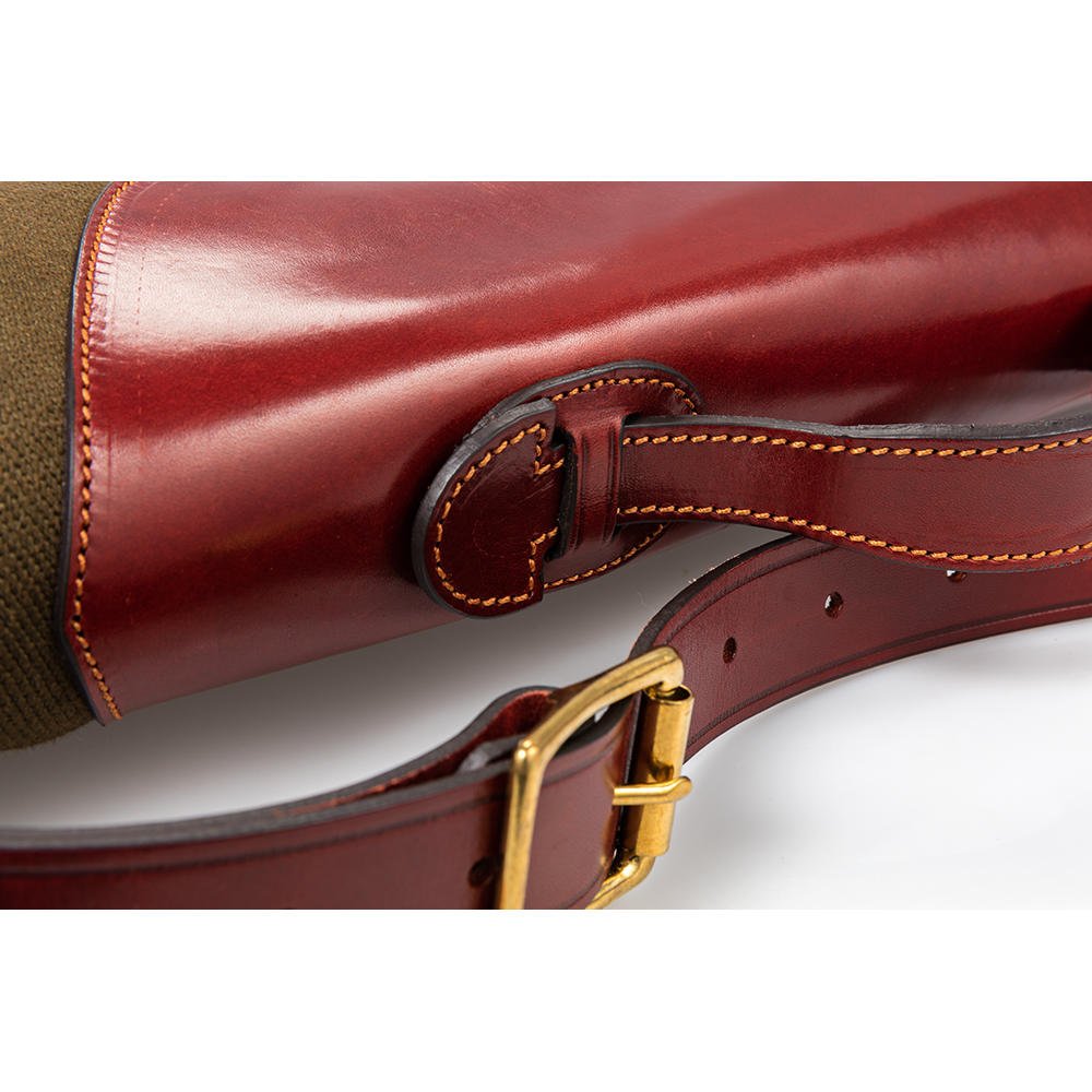 40 inch to 60 inch Leather and Waxed Canvas Rifle-Shotgun Bag