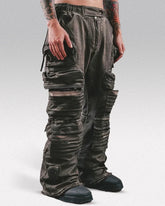 Post-apocalyptic cargo pants "Hakofu"