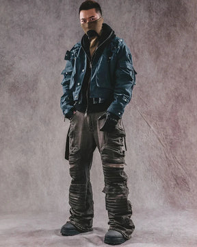 Post-apocalyptic cargo pants "Hakofu"