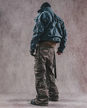 Post-apocalyptic cargo pants "Hakofu"