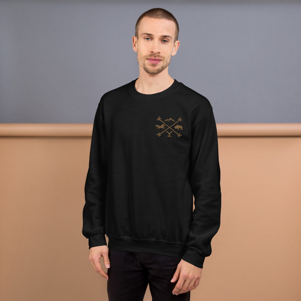 Yellowstone Icons Embroidered Crewneck