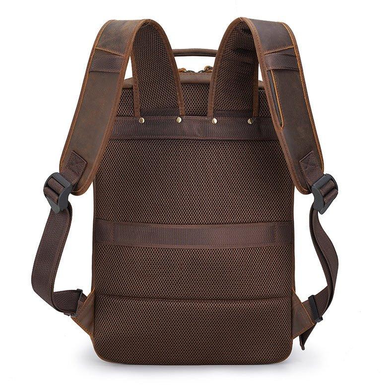 Woosir 15.6 inch Computer Leather Backpack College 17"