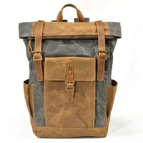 Vintage Canvas Backpack Rucksack Mens