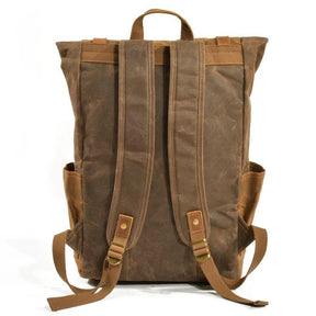 Vintage Canvas Backpack Rucksack Mens