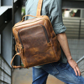 Woosir Laptop Backpack Leather for Work