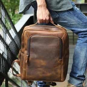 Woosir Laptop Backpack Leather for Work