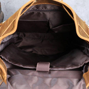 Woosir Laptop Leather Rucksack for Men