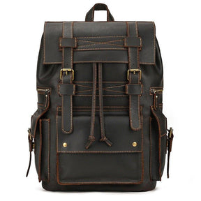 Woosir Laptop Leather Rucksack for Men