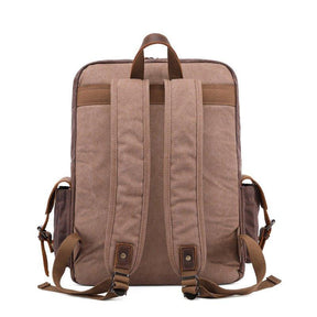 Vintage Canvas Backpack Rucksack Laptop