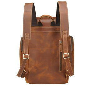 Woosir Large Leather Laptop Backpack, School, Travel