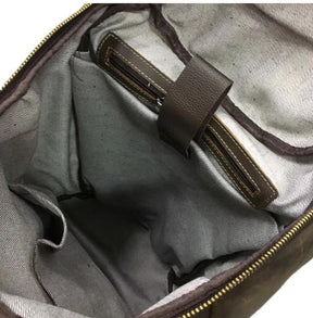 Large Leather Backpack Laptop