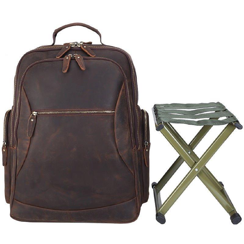 Woosir Leather Backpack Chair for 17 inch Laptop