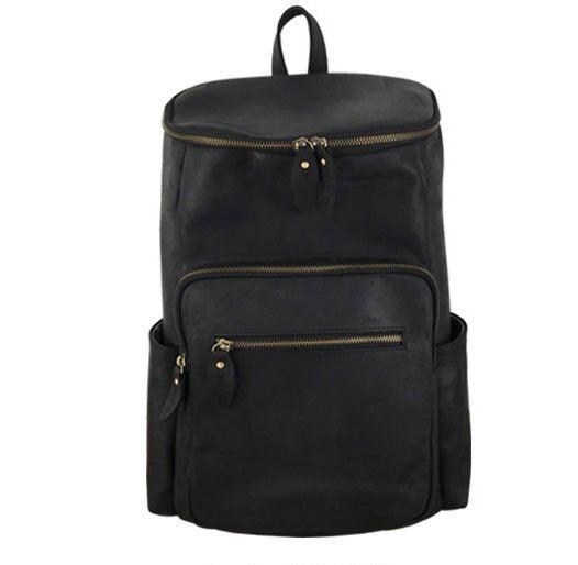 Woosir Leather Backpack Large Capacity for 15.6" Laptop