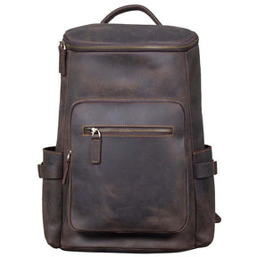 Woosir Leather Backpack Large Capacity for 15.6" Laptop