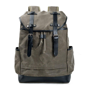 Men's Large Canvas Vintage Travel Backpack