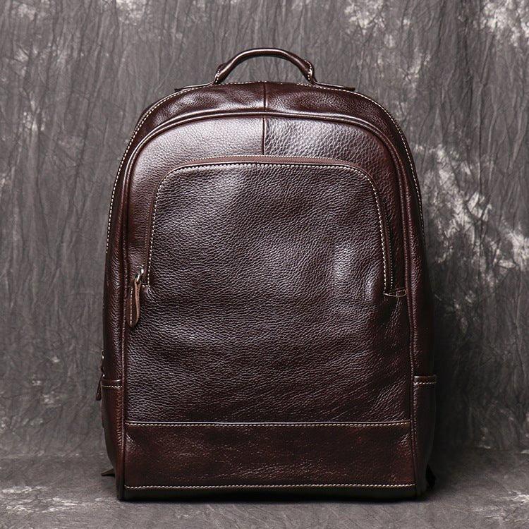 Woosir Mens Travel Backpack Leather