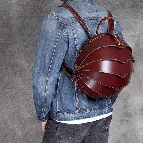 Pangolin Vintage Leather Backpack for Men