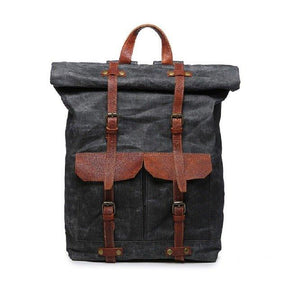 Canvas Vintage Backpack Roll Top