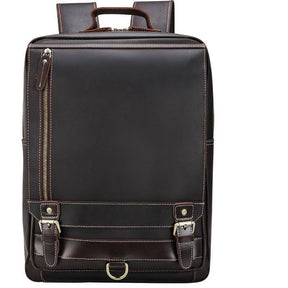 Trolley Sleeve Backpack Leather Mens